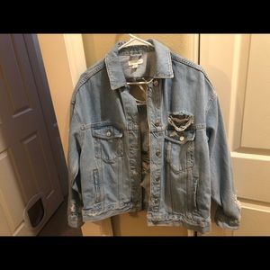 Distressed denim jacket - Topshop